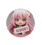 制服みなみちゃんカプセルトイ(丸型)（個別スタンプ：4）