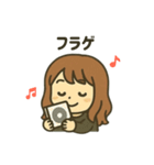 【しんぷる】おんなのこイラスト②（個別スタンプ：3）