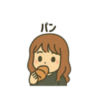 【しんぷる】おんなのこイラスト②（個別スタンプ：17）