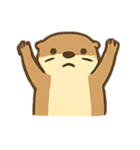 ぐでぐでカワウソの日常（個別スタンプ：1）