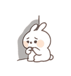 コミュ障うさぎの一日（個別スタンプ：4）