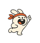 草原ロックうさぎショー（個別スタンプ：8）