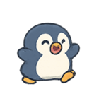 おしりペンギン大暴走（個別スタンプ：1）