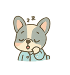 パジャマフレンチブル 心地良い夜（個別スタンプ：7）