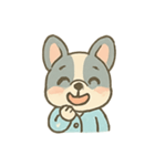パジャマフレンチブル 心地良い夜（個別スタンプ：12）