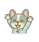 パジャマフレンチブル 心地良い夜（個別スタンプ：14）