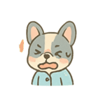 パジャマフレンチブル 心地良い夜（個別スタンプ：16）