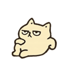 なまけ猫王 メオバ（個別スタンプ：3）