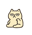 なまけ猫王 メオバ（個別スタンプ：4）