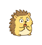 ガラスのハートハリネズミ（個別スタンプ：1）