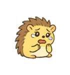 ガラスのハートハリネズミ（個別スタンプ：9）
