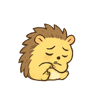 ガラスのハートハリネズミ（個別スタンプ：16）
