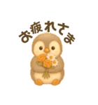 ふわふわもこもこのペンギン スタンプ（個別スタンプ：21）