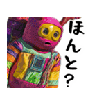 脱力キャラ(どんな会話にも凄い便利に返信)（個別スタンプ：19）