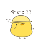 へんてこなヒヨコの防災スタンプ（個別スタンプ：11）