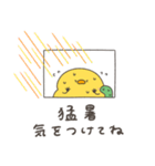 へんてこなヒヨコの防災スタンプ（個別スタンプ：29）