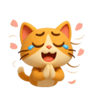 にゃん式崩壊日記（個別スタンプ：18）