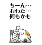 猫頭巾01（三毛）（個別スタンプ：11）
