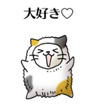 猫頭巾01（三毛）（個別スタンプ：22）