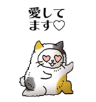 猫頭巾01（三毛）（個別スタンプ：23）