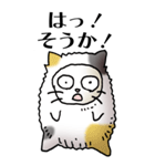猫頭巾01（三毛）（個別スタンプ：36）