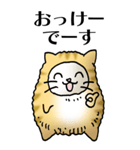 猫頭巾01（茶白）（個別スタンプ：27）