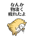 猫頭巾01（茶白）（個別スタンプ：33）