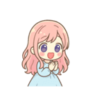 ずっと使える！パステルVerぴょんこ先輩（個別スタンプ：2）