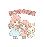 ずっと使える！パステルVerぴょんこ先輩（個別スタンプ：5）