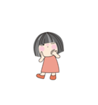 おっとりな可愛い女の子、日常の言葉 02（個別スタンプ：11）