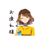 丸の内OLの夏★きれいおしゃれ（個別スタンプ：15）
