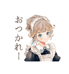 クラシカルメイドの夏物語（個別スタンプ：7）