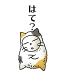 猫頭巾02（三毛）（個別スタンプ：35）
