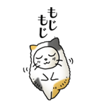 猫頭巾02（三毛）（個別スタンプ：39）