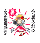 ひま子ちゃん690大人女子の暑い夏スタンプ（個別スタンプ：9）