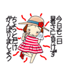 ひま子ちゃん690大人女子の暑い夏スタンプ（個別スタンプ：11）