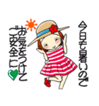 ひま子ちゃん690大人女子の暑い夏スタンプ（個別スタンプ：16）