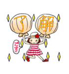 ひま子ちゃん690大人女子の暑い夏スタンプ（個別スタンプ：20）