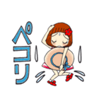 ひま子ちゃん690大人女子の暑い夏スタンプ（個別スタンプ：26）