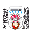 ひま子ちゃん690大人女子の暑い夏スタンプ（個別スタンプ：38）