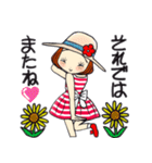 ひま子ちゃん690大人女子の暑い夏スタンプ（個別スタンプ：40）