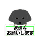 PTA、委員会、打合せの連絡トイプードル版（個別スタンプ：33）