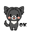 黒チワのきもち（個別スタンプ：22）