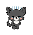 黒チワのきもち（個別スタンプ：25）