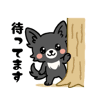 黒チワのきもち（個別スタンプ：35）