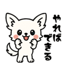 白チワのきもち（個別スタンプ：3）