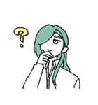 暇な青江スタンプ（個別スタンプ：14）