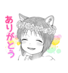 「女騎士とケモミミの子」（個別スタンプ：2）