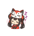 赤いきもののキツネちゃん（個別スタンプ：23）