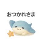 ふわふわ海のともだち（個別スタンプ：3）